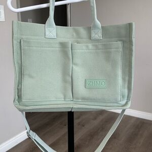 Light Green Canvas Tote Bag